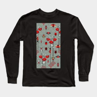 art nouveau bugs Long Sleeve T-Shirt